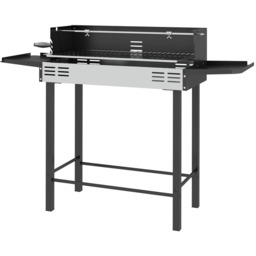 Grill węglowy z rożnem, 118 32 90 cm