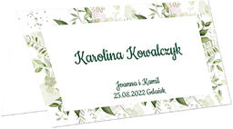 Winietki personalizowane składane w motywie kwiatowym - 15