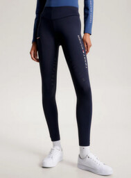 Tommy Hilfiger Equestrian Legginsy damskie zimowe ELMIRA WINTER