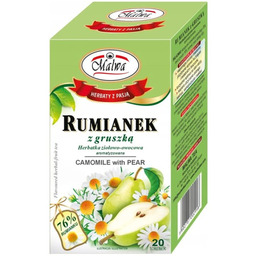 Malwa Rumianek z Gruszką 20 torebek herbata ekspresowa