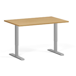 Biurko z regulacją wysokości, 120x80 cm, 1 silnik,