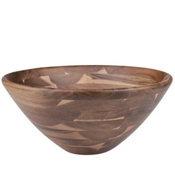 Olympia Miska 305(Ø) x 137(H)mm z drewna akacjowego