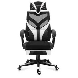 Huzaro Combat 5.0 Gamingowy do 140kg Tkanina Biały