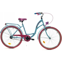 Rower miejski damski z przerzutkami DALLAS BIKE 26