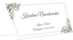 Winietki personalizowane składane listkami i ramką - 15