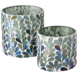 Boltze Home Świeczniki mozaiki KIRKAS, 2 sztuki