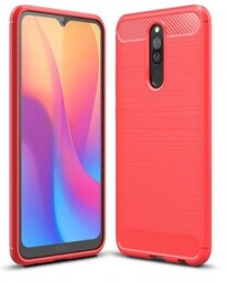 ETUI TPU CARBON DO XIAOMI REDMI 8A RED
