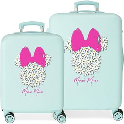 Disney Minnie zestaw walizek dla nastolatka niebieska 55/65