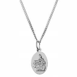 Łańcuszek Z Medalikiem Szkaplerz Komunia Chrzest