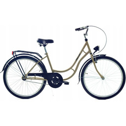 Rower miejski damski z przerzutkami DALLAS BIKE 26