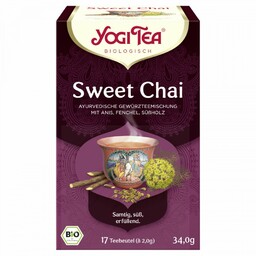 Herbata Słodki Chai, Yogi Tea Sweet Chai, 17