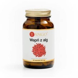YANGO Wapń z Alg Czerwonych, 90 kaps.