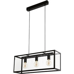 EGLO Lampa wisząca Charterhouse, 3-punktowa lampa wisząca