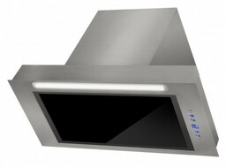 TOFLESZ Okap podszafkowy 60cm LUMINO inox, czarna szyba