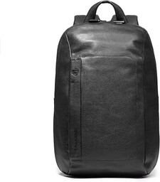 PIQUADRO Pulse Mini skórzany plecak, Czarny, Mini, Biznes