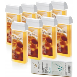 ItalWax, Flex Honey, 8x Wosk do Depilacji