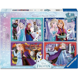 Disney Frozen 4x100 PC XXL Puzzle