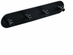 Wieszak ścienny Tours 260-4 Metalowy Czarny Mat