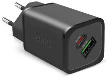 SBS NanoTube GaN PD 1XUSB-C 1XUSB-A 65W Czarny