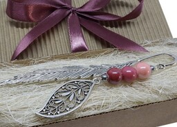 Zakładka do książki - ażurowy liść 8906 [p11]