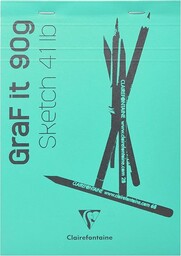 Clairefontaine 96733C - Blok zszywany GraF''it - 80