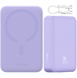 Powerbank bezprzewodowy Baseus do MagSafe Qi Qc Pd