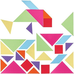 Baker Ross FN453 Zestawy puzzli Tangram - zestaw