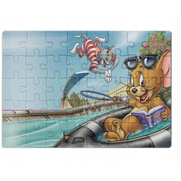 PUZZLE TOM I JERRY KOT MYSZKA BAJKA A3