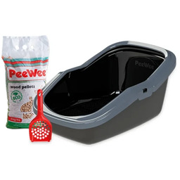 PeeWee EcoMinor Kryta Kuweta dla Kotów Pakiet