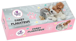 Farby plakatowe The Sweet Pets 20ml 12 kolorów
