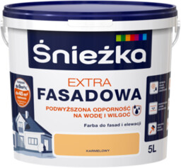 Farba fasadowa Extra karmelowy 5 l Śnieżka