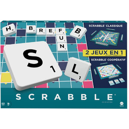 Gra Mattel HWD44 Scrabble 2w1 Classique - Wersja