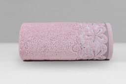 Ręcznik Bella 30x50 różowy frotte 450 g/m2