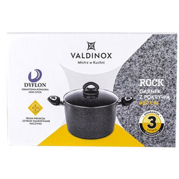 Garnek z pokrywą Valdinox Rock 20 cm 3,2