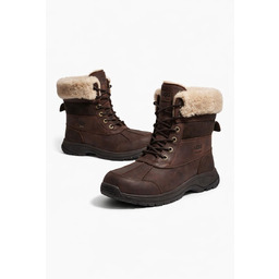 UGG ŚNIEGOWCE MĘSKIE BRĄZOWE SKÓRA NATURALNA OCIEPLANE 46