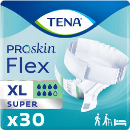 Tena Flex ProSkin Super, pieluchomajtki, rozmiar XL, 105-153