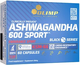 Ashwagandha Olimp Sport Nutrition 600 Sport 60 kapsułek