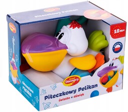Dumel Interaktywny Pelikan Pchacz z Piłeczkami śpiewający