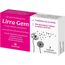 Lirra Gem tabletki powlekane 5 mg tabl.