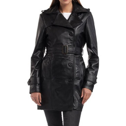 Płaszcz damski skórzany Chyston Esmeralda skóra naturalna owcza