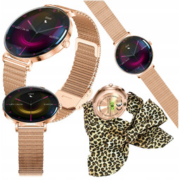 Smartwatch zegarek damski dla kobiety menu Pl Amoled