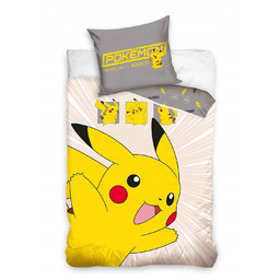 Pościel Dziecięca 140x200 Pokemony Pikaczu Pikachu Pokemon 14