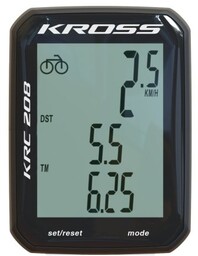 Licznik rowerowy przewodowy Kross 8 opcji KRC 208