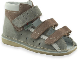 Dziecięce buty profilaktyczne Danielki T106 Szare