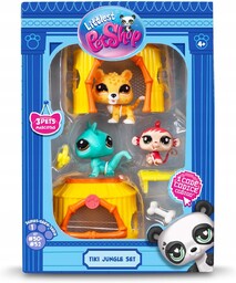 Littlest Pet Shop zestaw Dżungla Tiki z figurkami