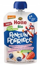 HOLLE Penguin BIO Owsianka w tubce Jabłko