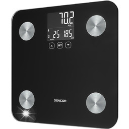 Waga łazienkowa analityczna Sencor LCD MAX 180 kg