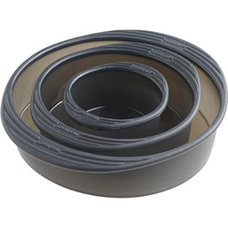 Mastrad Tortownica, silikonowa, szara, 5 x 30 x