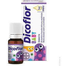 Dicoflor Baby krople, 5 ml probiotyk dla niemowląt