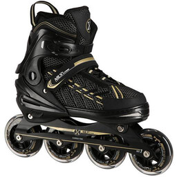 NILS EXTREME NA1128 CZARNO-ZŁOTE ROZM. XL(43-45) ŁYŻWOROLKI